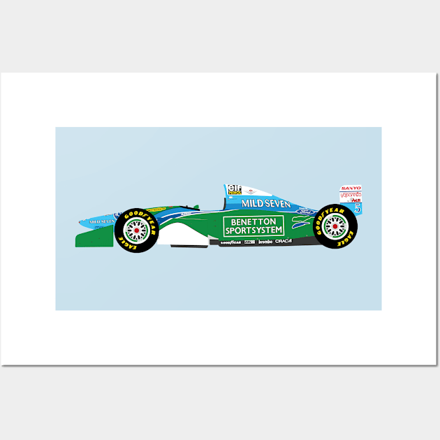 Benetton B194 Wall Art by s.elaaboudi@gmail.com